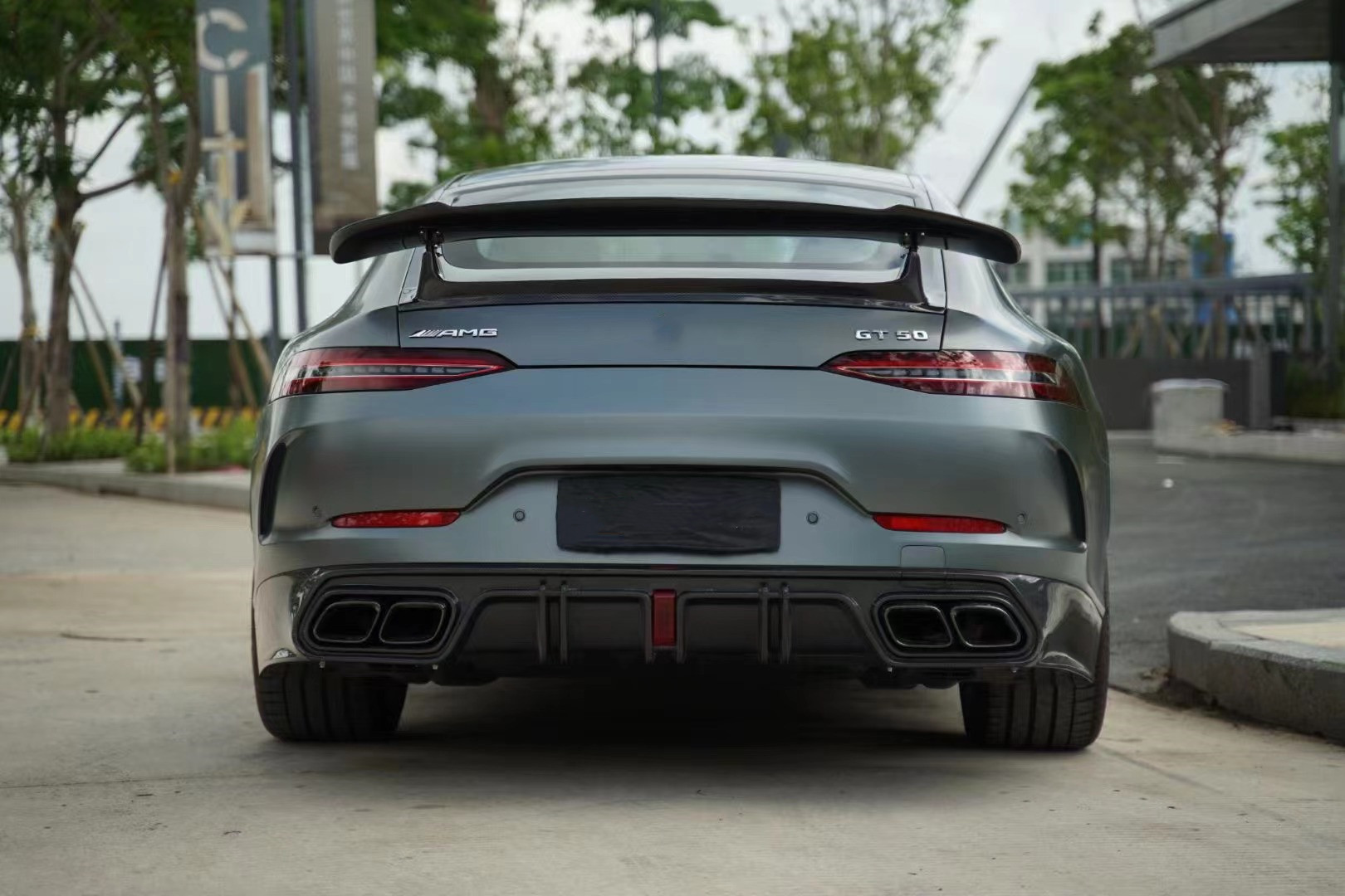 Auto Parts for Mercedes-Benz AMG GT50 GT53 Carbon Fiber Body Kit GT50 GT53 Gt63 Carbon Fiber Diffuser Carbon Fiber Spoiler