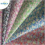 Wiped Clean Printed Faux Leather Fabric Fade Resistant Consistent Color