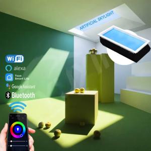 Wholesale 150W LED Fake Skylight with Remote Control No Blue Light Flicker Easy Installatio from china suppliers