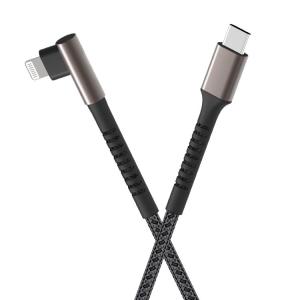 Wholesale MFI C94 3ft 6ft USB Lightning Charging Cable Type Black Lightning from china suppliers