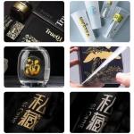 60cmx100m Transparent UV Film Gold Silver White Ab Pet Film Printing Dtf UV Pet