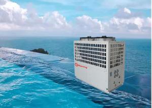 Wholesale Small Air To Water Heat Pump High Temperature Swimming Pool Machine , Swimming Pool Heater 380V from china suppliers