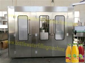 Wholesale 6000B/H Capacity Glass Bottle Non-Carbonated Soft Drinks / Juice Monoblock Filler And Capper from china suppliers
