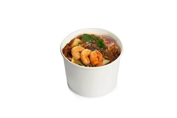 Disposable White kraft Paper Soup Cup Bowl Drink PE Coated Recyclable Biodegrada