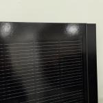 Black Solar Panel Flat BIPV Roof Tiles Double Glass 120W Sustainable Material