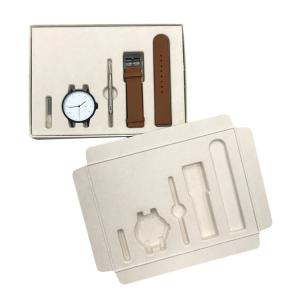 Wholesale Biodegradable Molded Pulp Insert Watch Packaging Tray Molded Pulp Tray from china suppliers