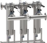 62KG Stainless Steel Side Entering Filter Bag Housing for Hotel Filtration