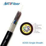 Adss Single Mode G657a Overhead Aerial Dielectric Fiber Optic Cable 48 96 144