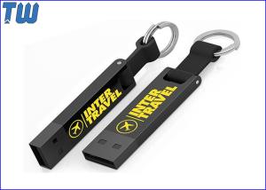 Wholesale Silicon Key Ring Slim USB memory stick 32GB USB Drives Custom Logo Printing from china suppliers