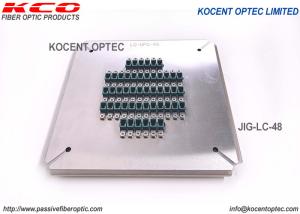 Wholesale LC Connector Fiber Optical Polishing Fixture / 48 Positions Patch Cord LC PC Grinding Jig from china suppliers
