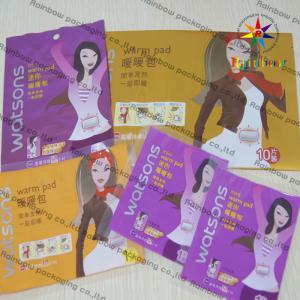 Wholesale Zip Lock Plastic Cosmetic Compact Packaging Flat For Warm Pad from china suppliers