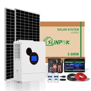 Wholesale Sunpok household solar power systems renewable energy solar 3KW 5KW 10KW solar power supply from china suppliers