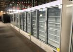 Vertical Plug In Upright Glass Door Freezer For Cold Energy Drink Beverage