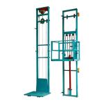 1000kg Capacity Cargo Freight Lift Warehouse Factory Use Guide Rail Cargo Lift