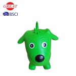 Inflatable Dog Space Hopper , Green Hopper Ball 52*47*25cm Plastic Bags / Box
