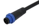 M15 Waterproof 2 Pin Extension Cable Outdoor Lighting Connectors IP68