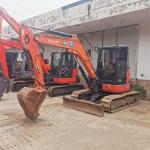 Rubber Track 5 Ton Used Kubota Excavator KX163-5 with Original Paint in Good