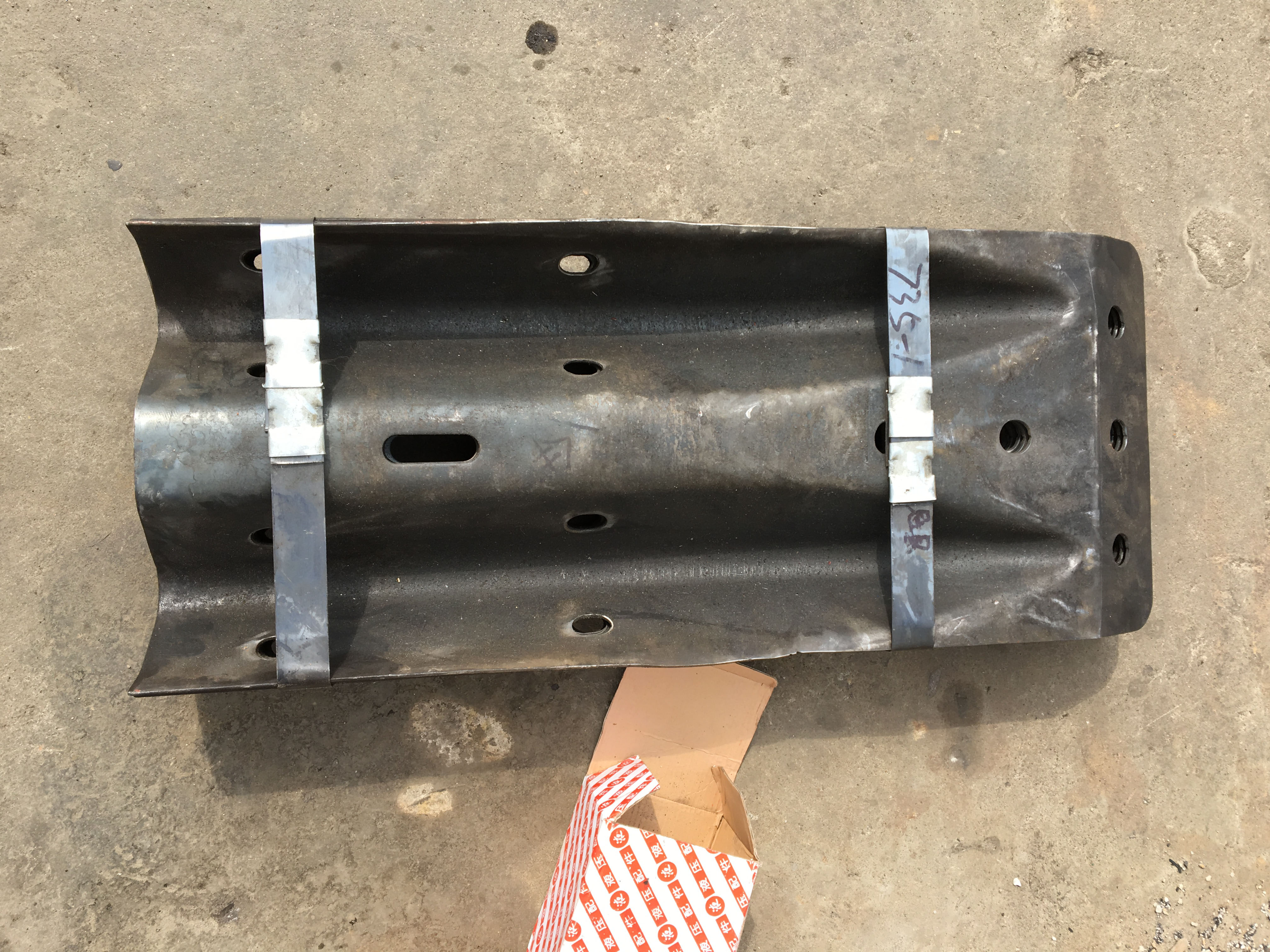 Outdoor Security Galvanized Steel Highway Guardrail Bridge End with Traffic Safety