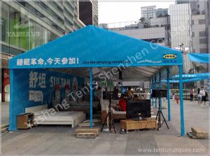 China Blue Tent Shade Structure Retail Trade / Exhibition Marquee Eco Friendly on sale