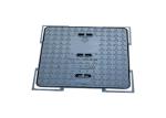 Anti Frozen Single Seal Manhole Cover D400 Ductile Iron Square For Main Roads