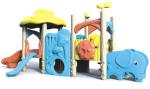 new product baby outdoor playground play structure slide for school