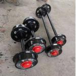 Casting Steel Train Wheel Set For Mining Cart 650mm 450mm Size OEM