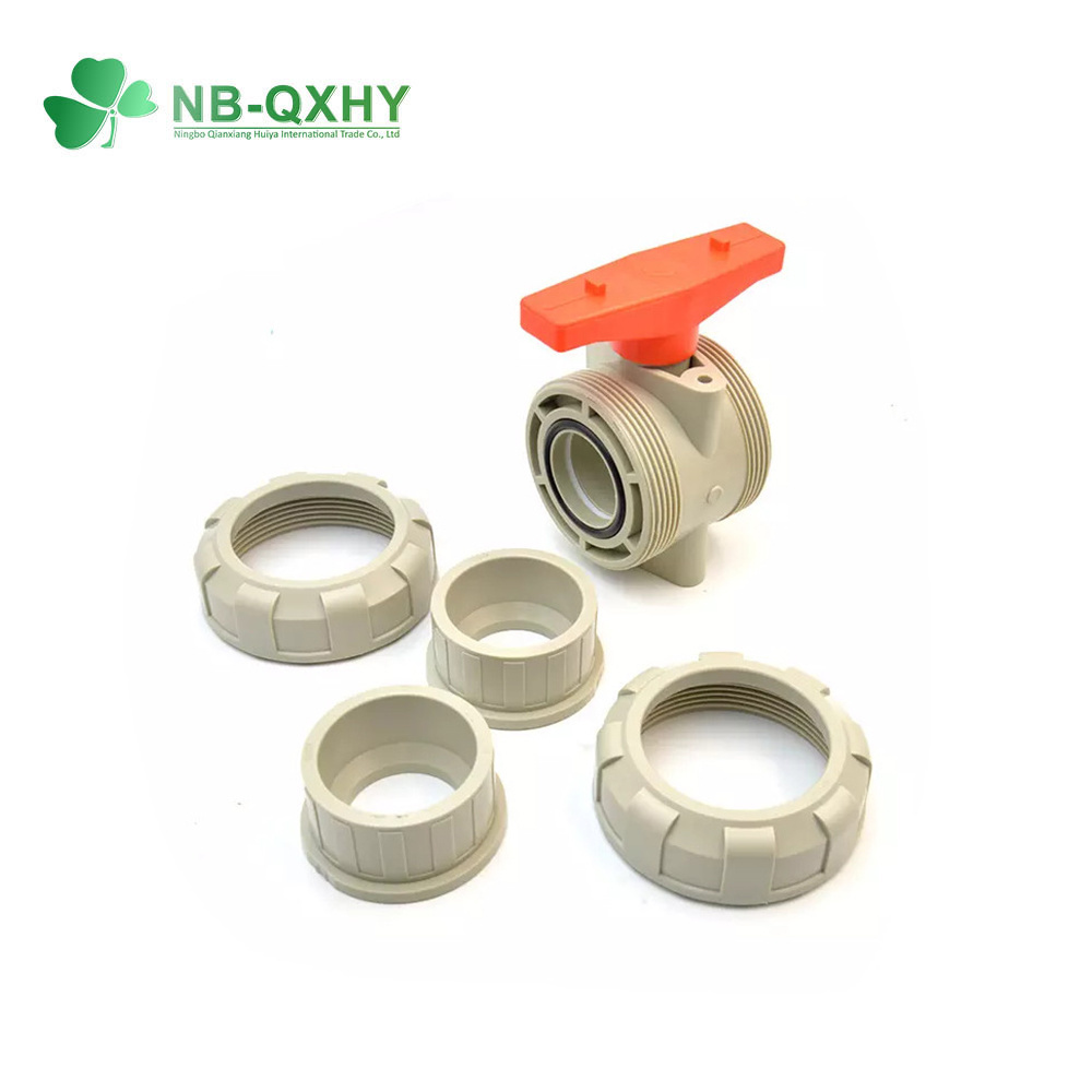 OEM DIN/ASTM 1/2&quot; -4&quot; Inch Pph True Union Ball Valve with EPDM O-Ring