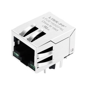 Wholesale Halo HJF11-2450E-L11 Compatible LPJE160GFNL RJ45 Modular Jack Without Magnetics Tab Down Green/Green Led from china suppliers