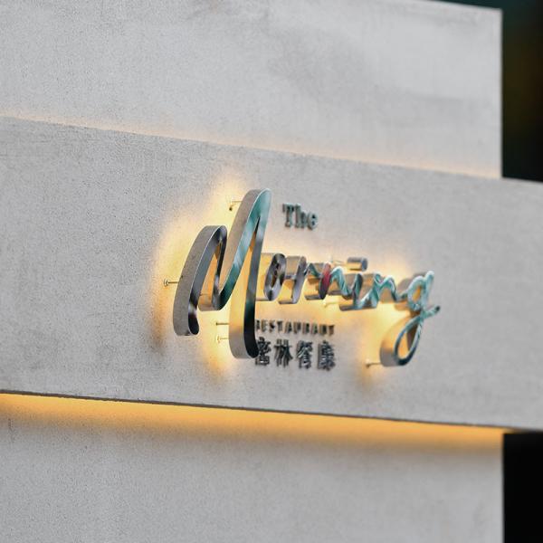 3D Mini Crystal Backlit Letters Metal Luminous Letters Outdoor Indoor Decoration