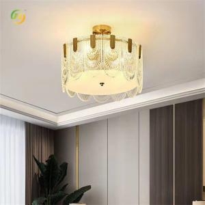 Wholesale Modern LED Glass Gold Chandeliers Pendant Lights For End Indoor Lighting Needs from china suppliers
