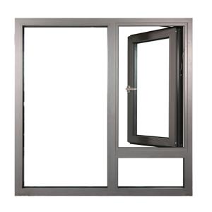 Wholesale Folding Screen Windproof Aluminum Double Glazed Flush Casement Windows from china suppliers
