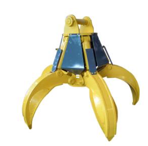 Wholesale EC160 EC170 EC180 Hydraulic Orange Peel Grab For Waste Steel Transportation from china suppliers