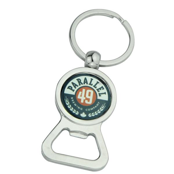 Manufacturer bottle opener diy custom logo metal beer domed sticker bottle