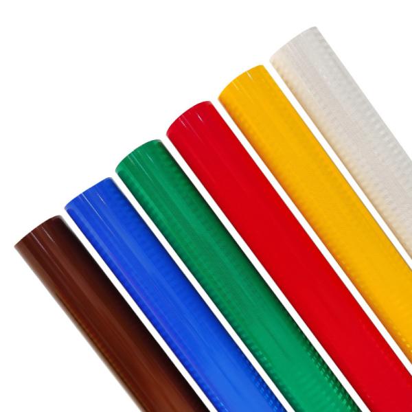 Printable Engineering Grade Reflective Sheeting Micro Prismatic For Traffic