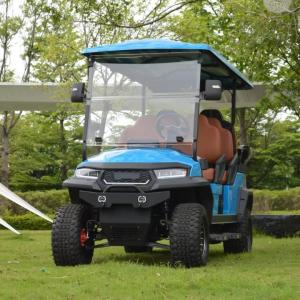 Wholesale Minimum turning radius 5.25m Lifted 2 4 6 Seat Electric Lithium Battery Golf Cart Hunting Golf Buggy car with DOT EEC from china suppliers