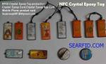 RFID Crystal Epoxy Tag production, Crystal Epoxy Key Tag, Mobile Phone pendant