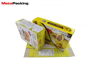 China Folding Customized Cookie Packaging Boxes , Paper Cardboard Food Boxes on sale