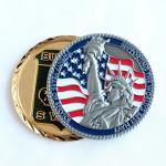 Custom Logo Challenge Coins Coin Metal Antique Brass Zinc Alloy Custom challenge