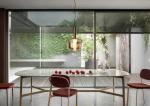 lampara rose golden shinny golden chrome sliver decorative glass pendant light