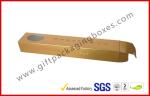 Long Incense Gold Gift Card Board Packaging Window For Incense Packet