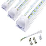 High Lumen T8 V-Shape LED Tube Light 0-10V Dimmable >80/95 CRI 120-160LM/W 50000