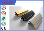 Aluminium Led Extrusion , Black Anodized Aluminium Advertising Frames ISO /