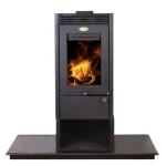 Transparent and Black 4mm Ceramic Glass for 800 Degree Fireplace Oven Door