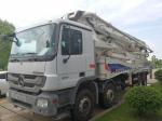 Zoomlion 52m Used Concrete Truck Pump with Semi-Dry Shotcrete Type and Benz