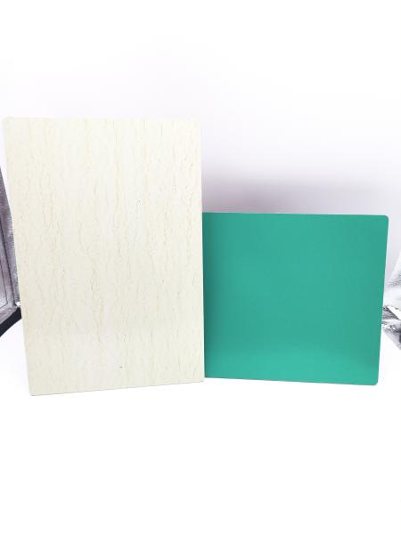 Wood Grain Aluminium Partition Board , 5mm Thickness Interior Wall Decoration