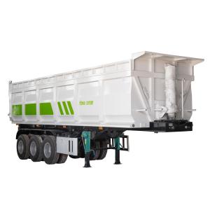 Wholesale Steel Tipper Trailer Dump Semi Truck Trailer 60t Load Capacity from china suppliers