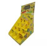 PDQ Custom Cardboard Counter Display Corrugated For Snacks Store
