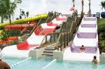 Fiberglass Kids' Water Slides, Outdoor Pool Water Slide For Children With a