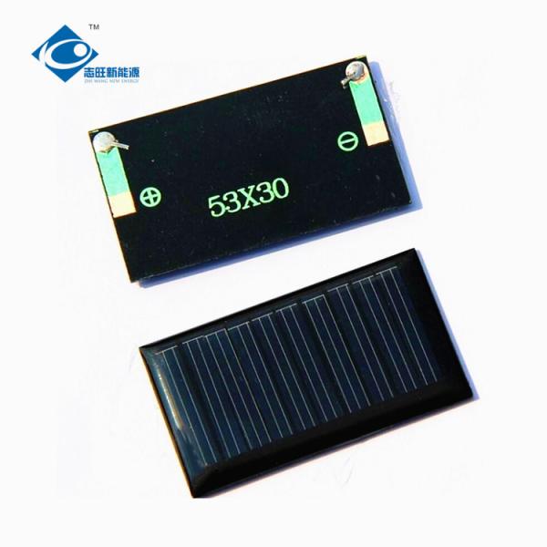 0.16W ROHS Poly Crystalline Solar Panels ZW-5330 Lightweight Customized Epoxy