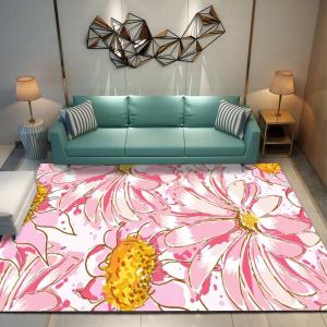 Wholesale Flower Pattern Aesthetic 3D Modern Figure Artistic Living Room Carpet Hotel Area Rugs (2*2.4m) from china suppliers